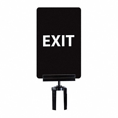 TENSABARRIER SIGN071125033VS03BRKTHDSC33 Acrylic Sign for Tensabarrier Post