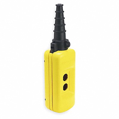 SCHNEIDER ELECTRIC XACA02H7 Pendant Enclosure 30mm 2 Holes Yellow