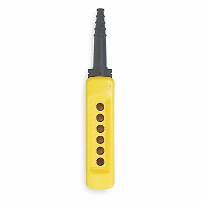 SCHNEIDER ELECTRIC XACA06H7 Pendant Enclosure 30mm 6 Holes Yellow