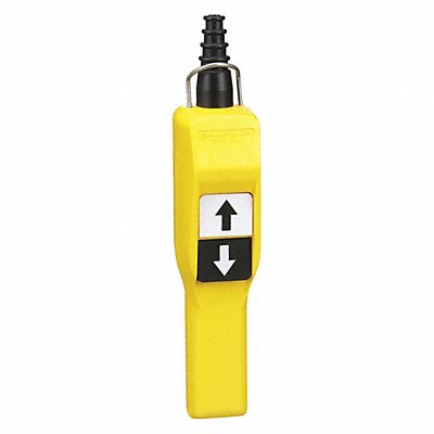 SQUARE D XACA201 PendantControl Station DeadEnd 2Buttn Blk/Wht