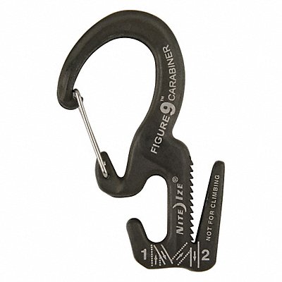 NITE IZE C9S0201 Rope Tightener 50 lb Black 2 3/4 L