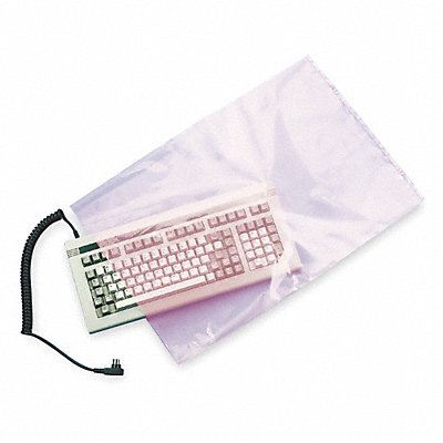 GRAINGER 2EWK7 Open End Poly Bag Anti Static PK1000