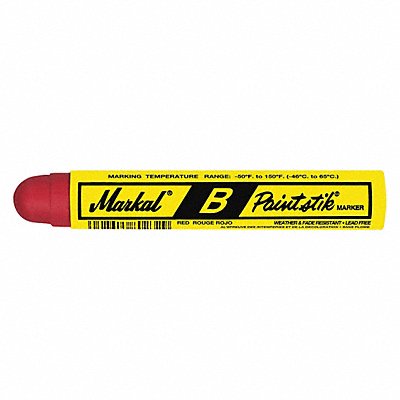 MARKAL 80222 H7745 Paint Crayon 11/16 in Red PK12