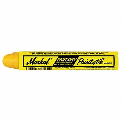 MARKAL 82721 Paint Crayon 11/16 in Yellow PK12