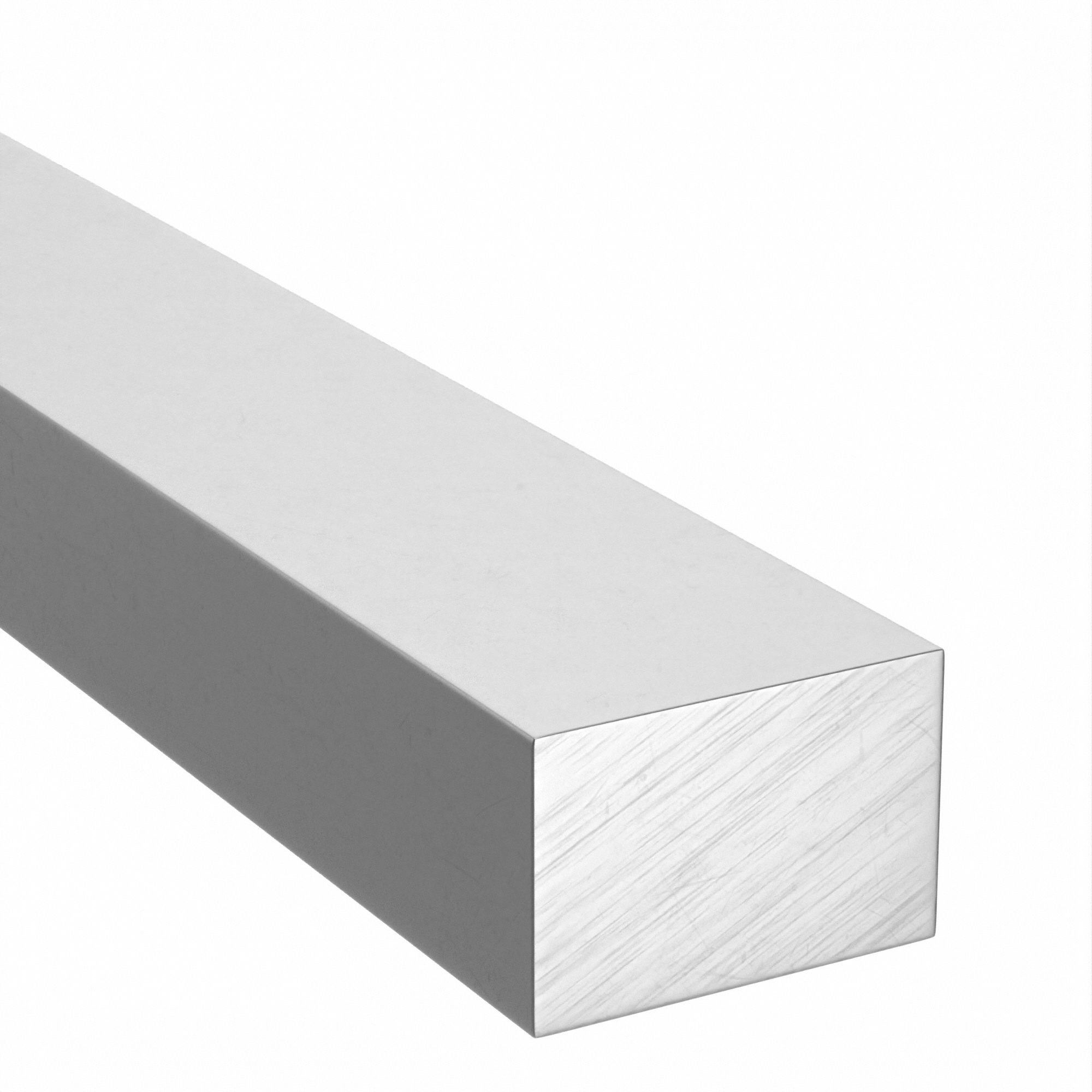 GRAINGER 61F2X412 Flat Bar Stock Aluminum 4 in Over. W