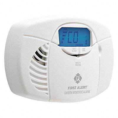 FIRST ALERT 1039727 CO2 Alarm AA Alkaline Electrochemical
