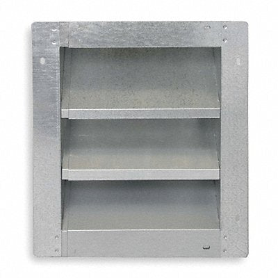 DAYTON 2FTV2 Louver Adj w/ 28 to 46 In Galvanised Steel