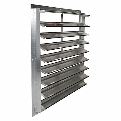 DAYTON 2FTX7 Exhaust Shutter 36 In Aluminum