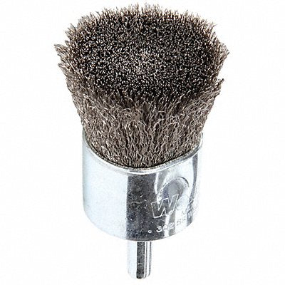 WEILER 96307 Crimped Wire End Brush Stainless Steel