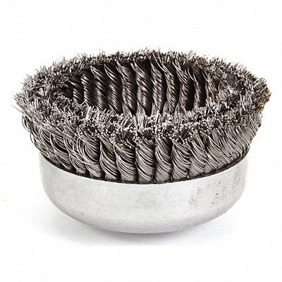 WEILER 97443 Double Row Cup Brush Threaded Arbor