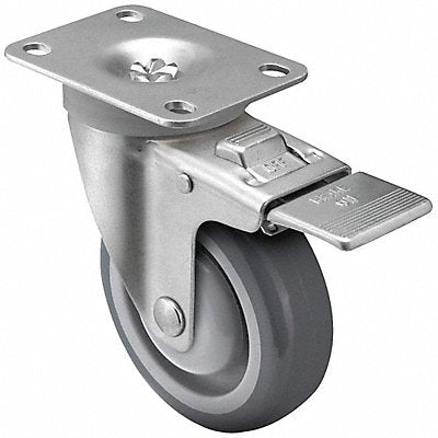 GRAINGER 2G031 Standard Plate Castor Swivel 300 lb.