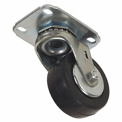 GRAINGER 2G301 Standard Plate Castor Swivel 210 lb.