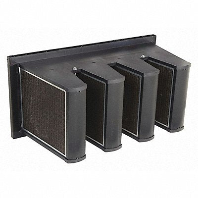 GRAINGER 2GGY7 Odor Removal V-Bank Air Filter 12x24x12