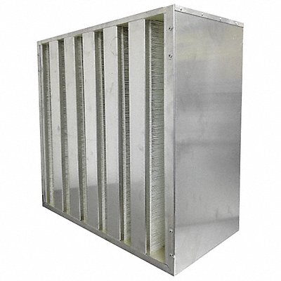 GRAINGER 2GHH1 HEPA Air Filter 24x24x12