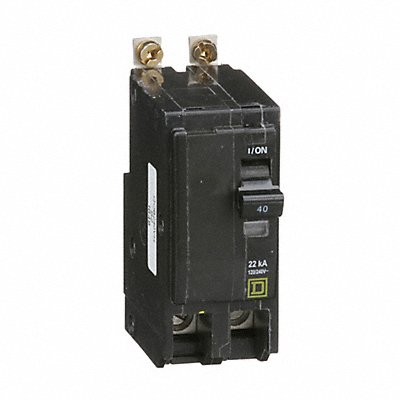 SQUARE D QOB240VH Circuit Breaker 40A Bolt On 120/240V 2P