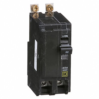 SQUARE D QOB250VH Circuit Breaker 50A Bolt On 120/240V 2P