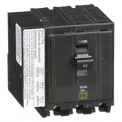 SQUARE D QO3601021 Circuit Breaker 60A Plug In 120/240V 3P