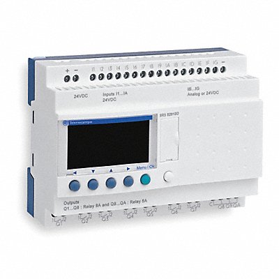 SCHNEIDER ELECTRIC SR3B102BD Logic Relay 24VDC With Display
