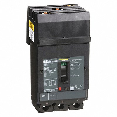 SQUARE D HGA36060 Circuit Breaker 60A 3P 600VAC HG