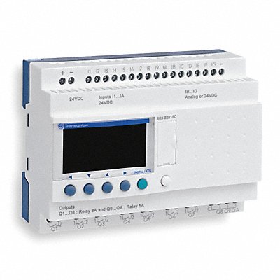 SCHNEIDER ELECTRIC SR3B261FU Logic Relay 100-240VAC With Display