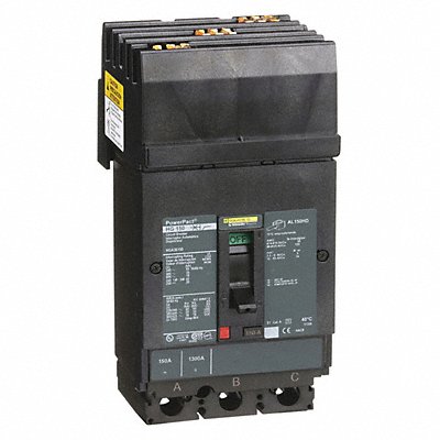 SQUARE D HGA36150 Circuit Breaker 150A 3P 600VAC HG