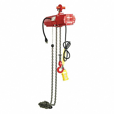 DAYTON 4GU70 Electric Chain Hoist 300 lb 10 ft.