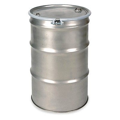 GRAINGER ST5501T234 Transport Drum Silver 16ga 1.5mm