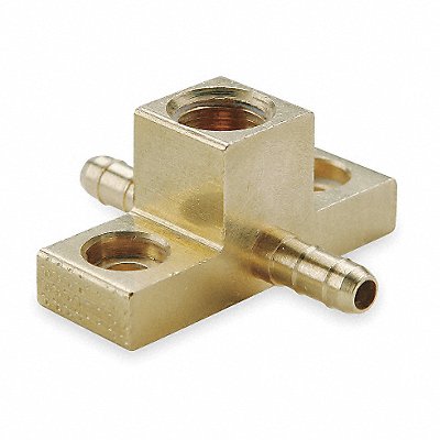 PARKER 22042 Adaptor Tee 0.170 In Barbed Brass