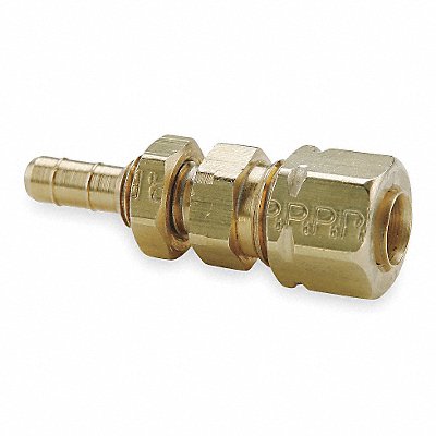 PARKER 22CABH66 Bulkhead Union 0.250 In Brass
