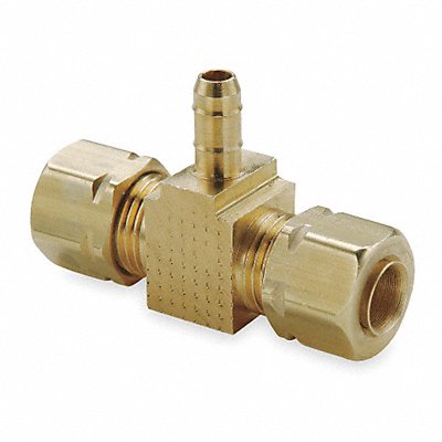 PARKER 233444 Tee 0.170 In Push In Brass