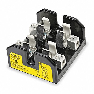 BUSSMANN T600302SR Fuse Block 0 to 30A T 2 Pole