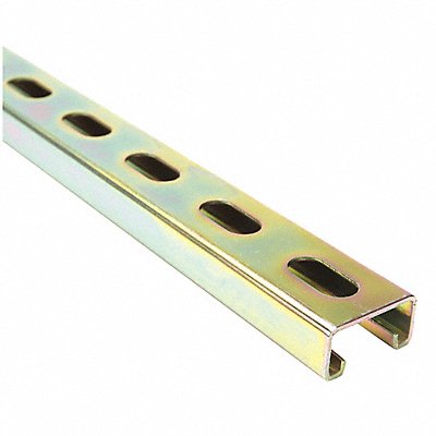 GRAINGER FS500SSGD12000 Strut Channel Steel Overall L 10ft