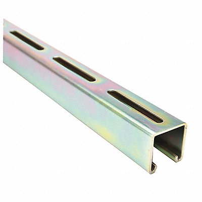 GRAINGER FS200SLGD12000 Strut Channel Steel Overall L 10ft