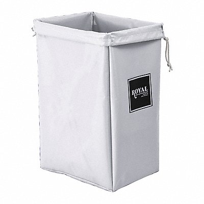 ROYAL BASKET TRUCKS G00WWXHBN Hamper Bag 30 gal White Vinyl