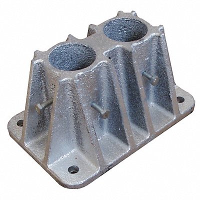 GRAINGER 2HER8 Socket Mounting Base Double 5 W