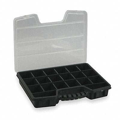 WESTWARD 2HFR7 Adjustable Compartment Box Blk 2 7/16 in