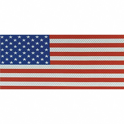 ORALITE 18377 American Flag Decal Reflect 14x7.75