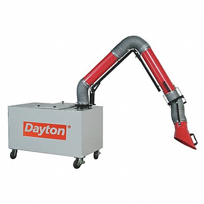 DAYTON 2HNT3 Industrial Air Cleaner 8 ft Arm L