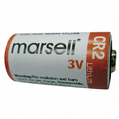 GRAINGER 2HPC7 Battery Lithium Size CR2 3VDC PK2