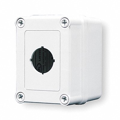 HOFFMAN VM433PBS1 Push Button Enclosure 30mm 1Hole Plastic