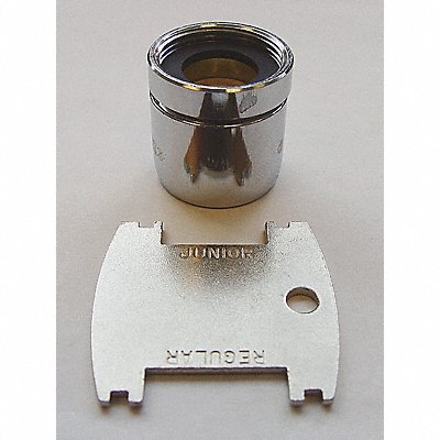 CHICAGO FAUCETS E3VPJKABCP Aerated Outlet Brass 13/16 in - 24