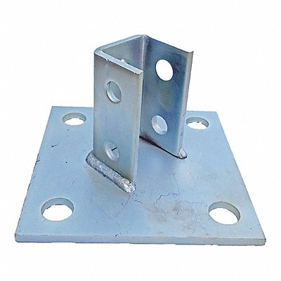 GRAINGER V645EG Post Bases Steel Overall L 6in
