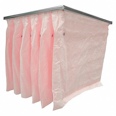 GRAINGER 2JVE1 Pocket Air Filter 24x12x15 MERV 13