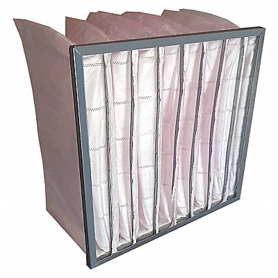 GRAINGER 6B631 Pocket Air Filter 24x24x22 MERV 13