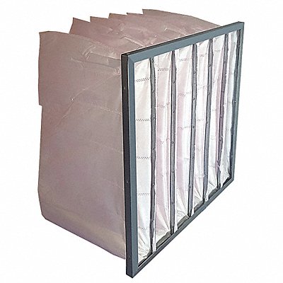 GRAINGER 6B645 Pocket Air Filter 24x24x22 MERV 13