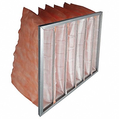 GRAINGER 6B650 Pocket Air Filter 24x24x18 MERV 11