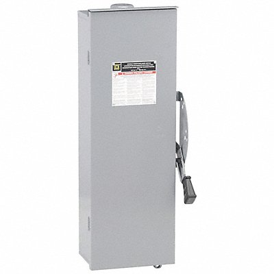 SQUARE D DT223RB Safety Switch Fusible 100 A Steel