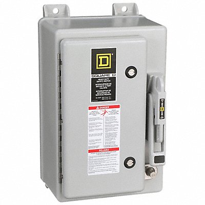 SQUARE D HU361DF Safety Switch Non Fusible 30A Fiberglass Reinforced Polyester