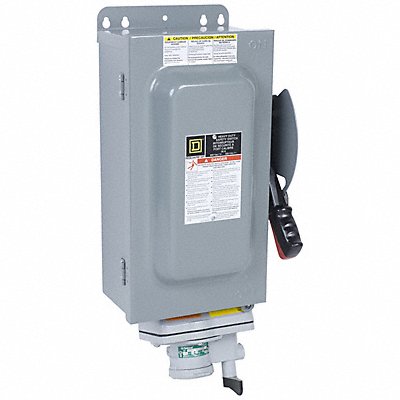 SQUARE D HU361AWA Safety Switch Non Fusible 30 A Steel