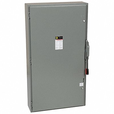SQUARE D HU366 Safety Switch Non Fusible 600 A Steel